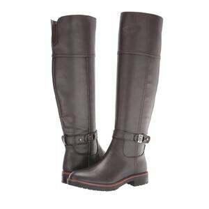 New Tommy Hilfiger Women's Felvia knee High Boot Size 7.5 M‎ in Expresso Brown